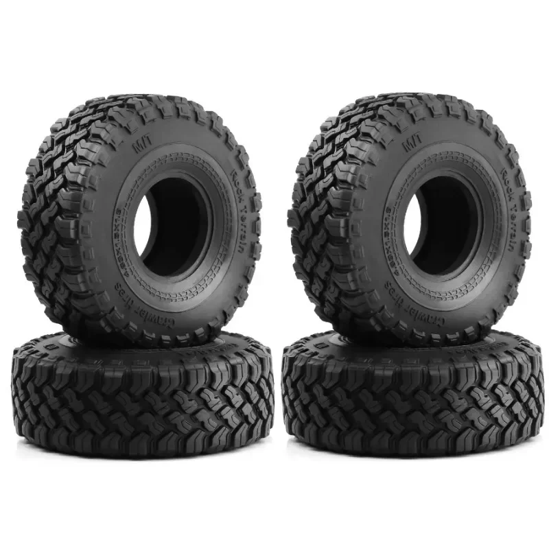 

4PCS 115mm 1.9" Soft Rubber Tire Wheel Tyre for 1/10 RC Crawler Car Axial SCX10 Pro Capra Traxxas TRX4 RC4WD D90 Redcat