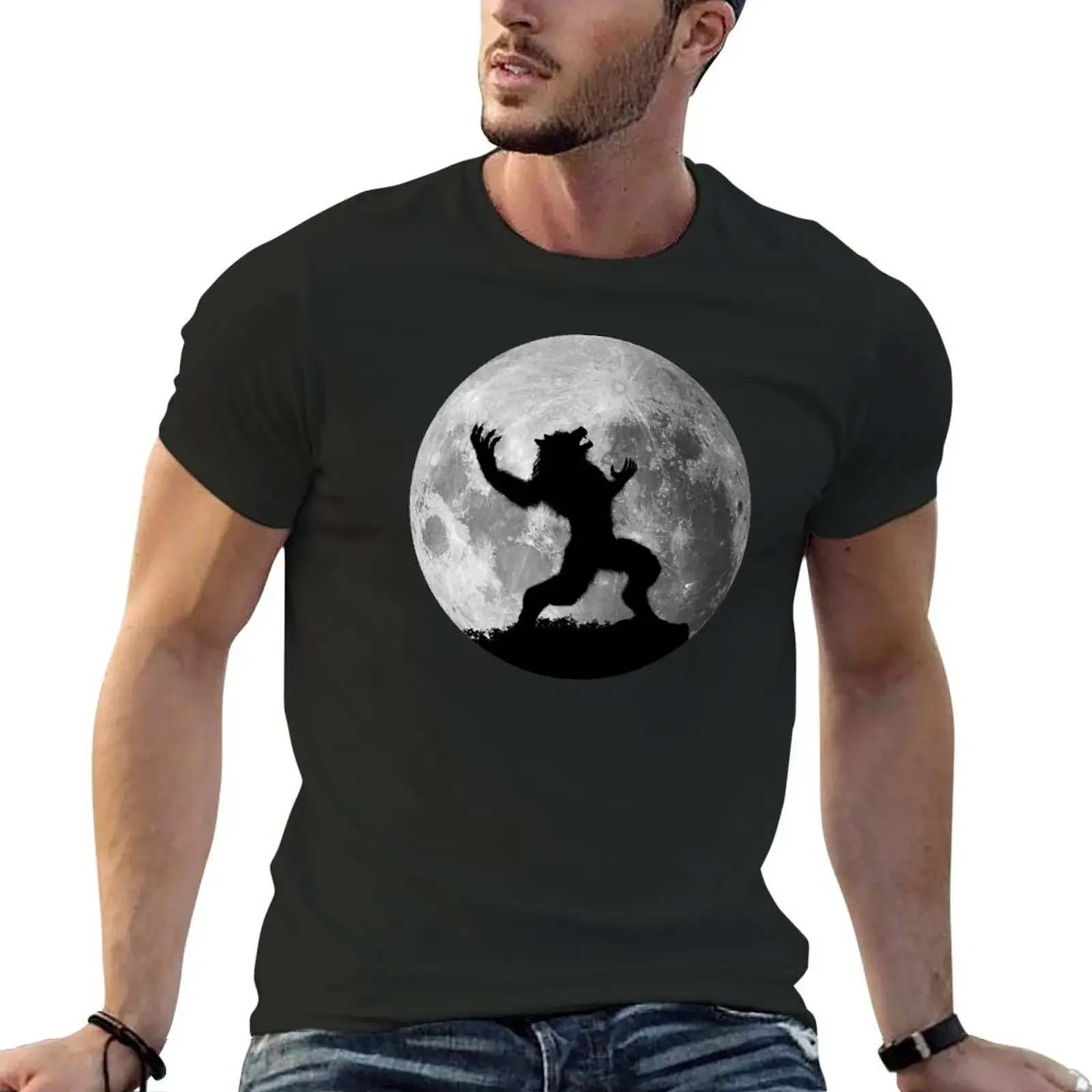 

Werewolf: Rage at the Moon T-Shirt graphic t shirt vintage shirts graphic tee Blouse blacks mens graphic t-shirts hip hop