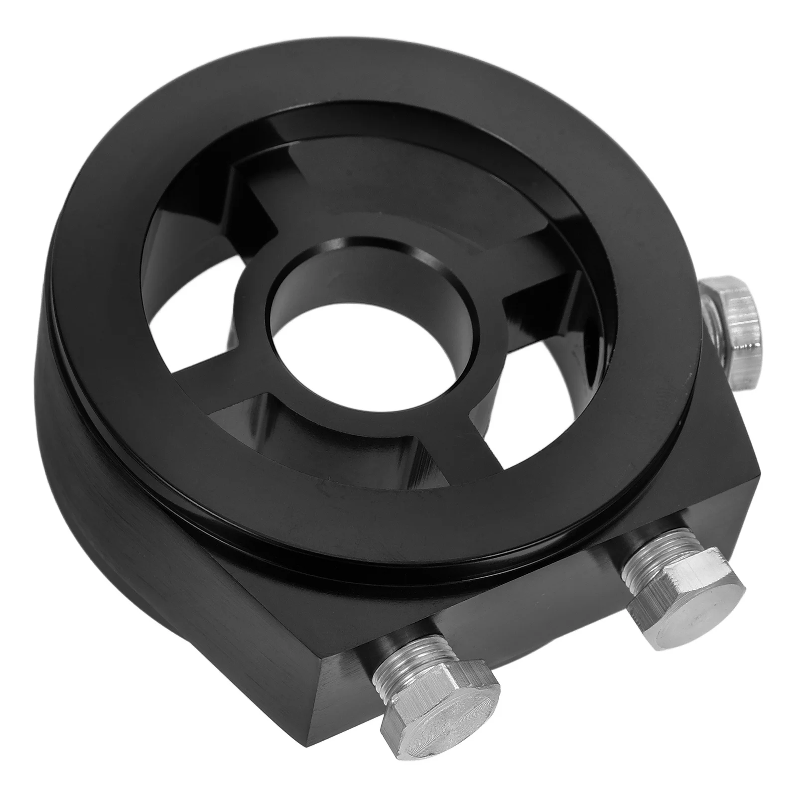 

Fuel Cooler Adapter Aluminum Alloy Robust Fuel Filter Cooler Adapter Sandwich Plate Kit Auto Cooling Plate Replacement