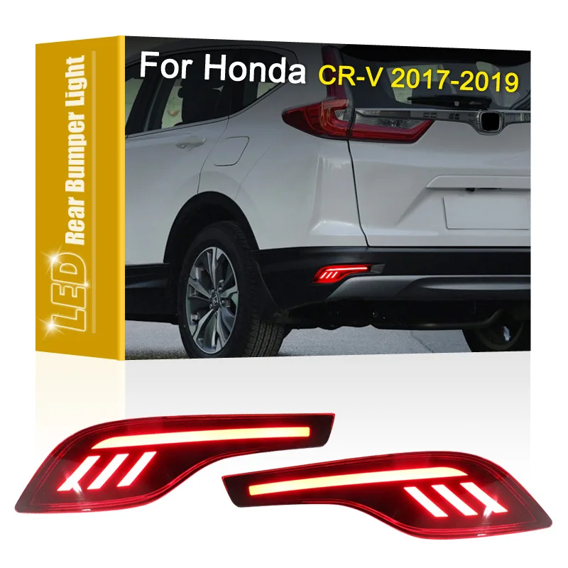 

2 шт., светодиодный ламсветильник для заднего бампера Honda CRV CR-V 2017 2018 2019