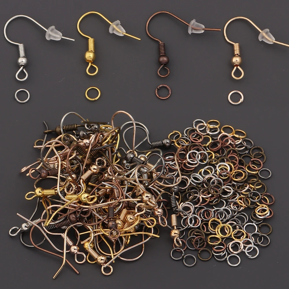 300pcs/set Metal Earring Hook  - Jump Ring Assorted recension och pris