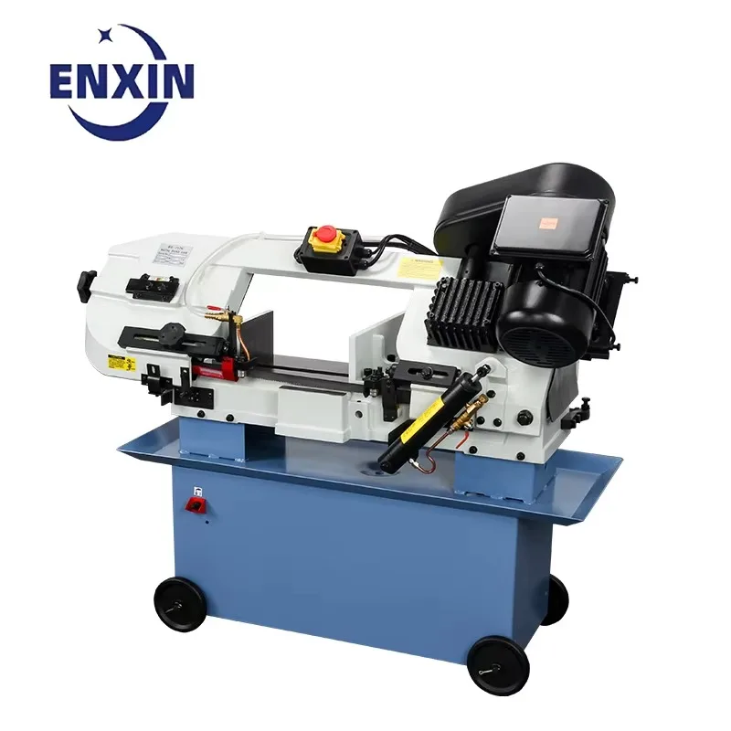 High Precision Metal Cutting Band Saw Machine Horizontal Small Industrial Semi Auto Bandsaw For Metal B5-712R