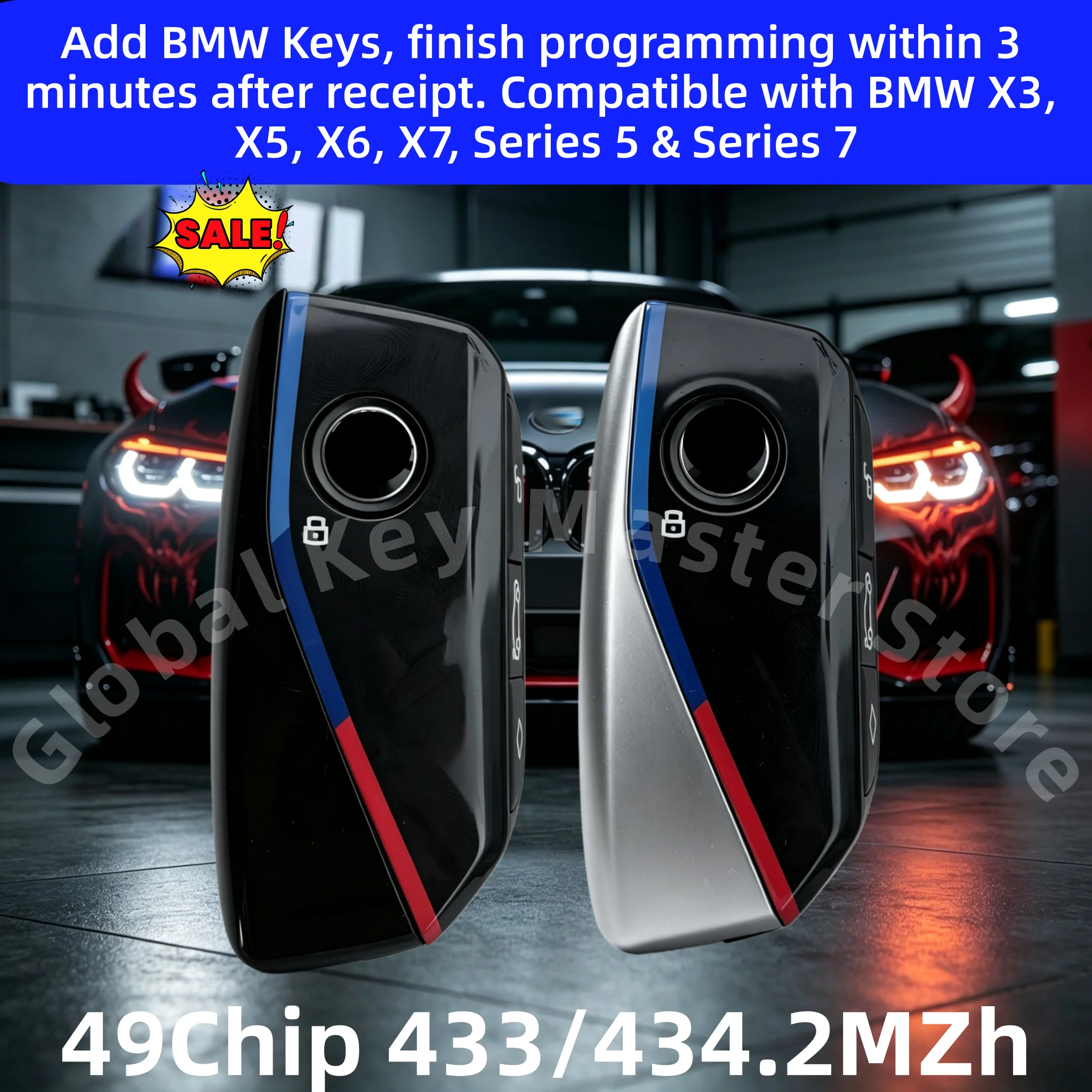 After Receiving the Order, a New Key Will Be Made Within Three Minutes, Suitable for Bmw 5/7/X3/Ix3/X5/X7 Series