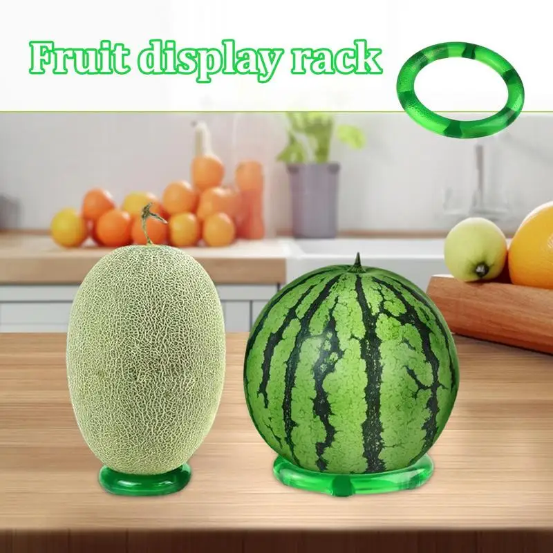 

Supermarket Fruits Displaying Stand 10pcs Sturdy & Reusable Fruit Holder Set Fruits Display Available In 2 Sizes For Watermelon