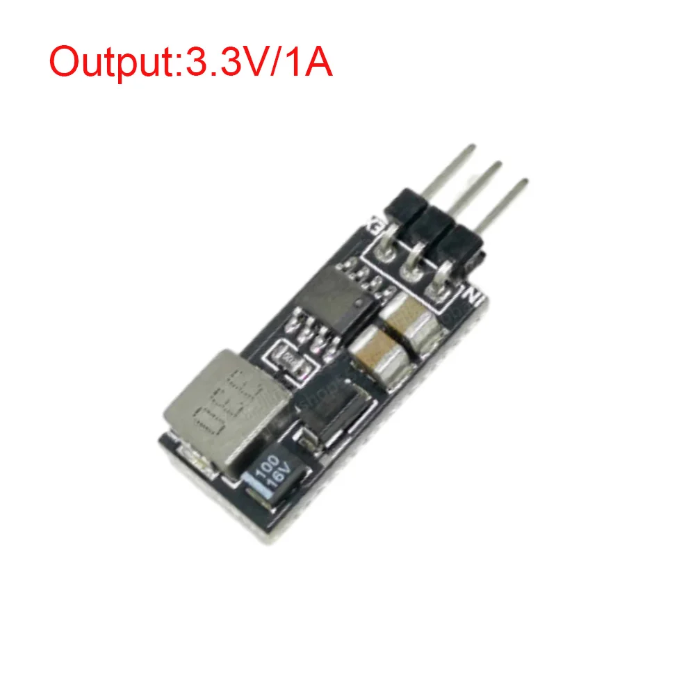1A Voltage Regulator Replace LM7805 DC-DC Buck Power Supply Module DC8-100V to DC5V/3.3V Three Terminal Voltage Regulator Board