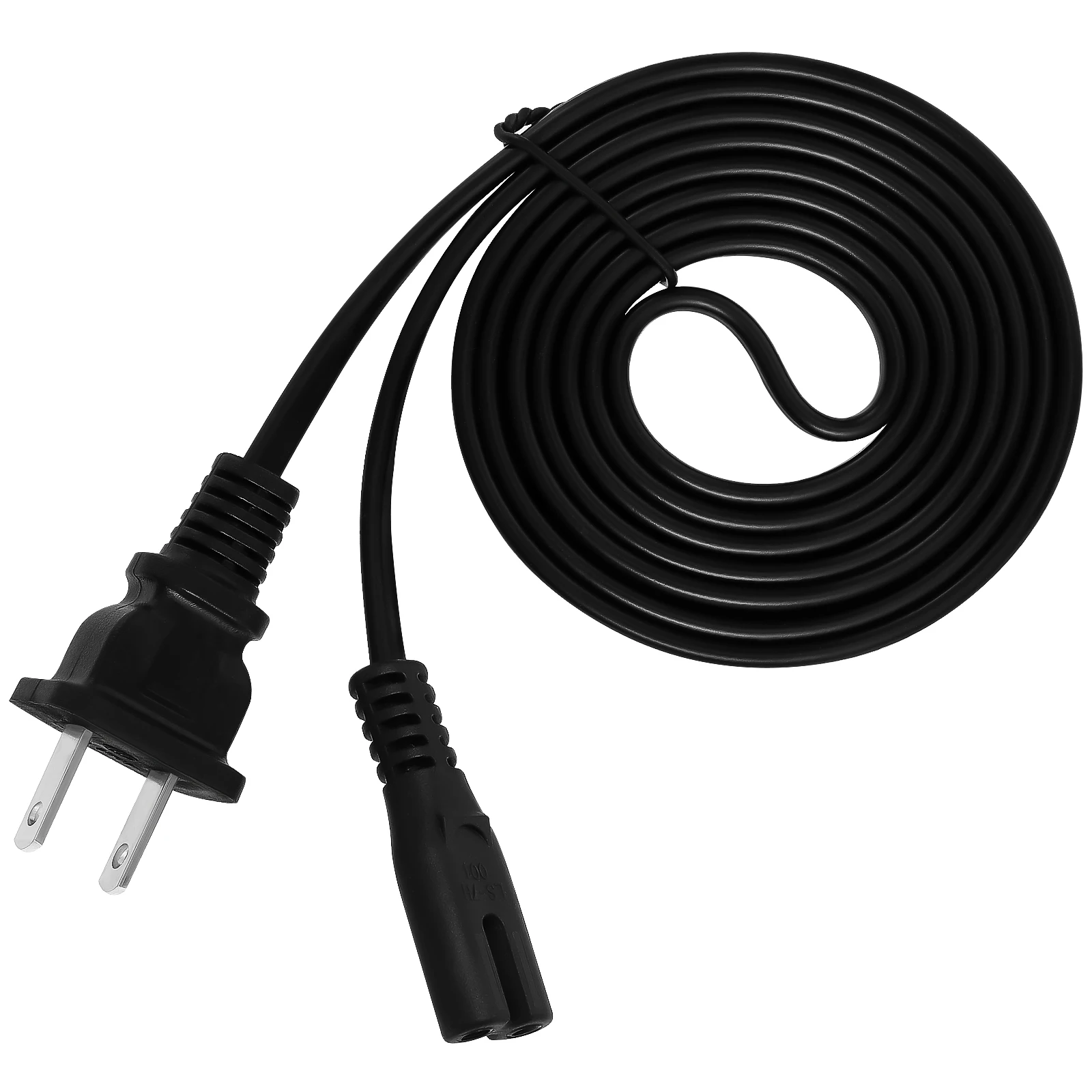 

10pcs Power Cord Plug Extension Cable Lamp Computer Wire Replacement 2-prong AC Power Cord Radio Appliance Electrical
