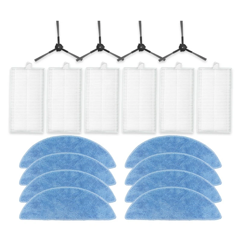 

The New For ECOVACS DEBOT Y1 PRO, YEEDI Y1 PRO Vacuum Parts Side Brush Hepa Filter Mop Cloth Accessories