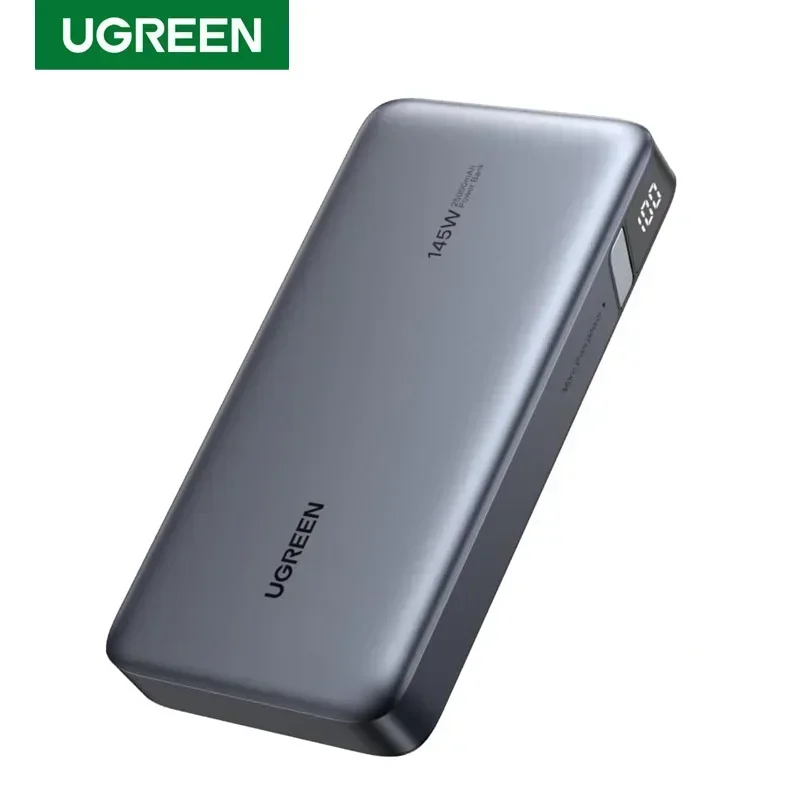 

UGREEN 100W 145W Power Bank Portable Charger USB C 3 Port 25000mAh Power Battery Pack Digital Display Recharge Power Bank