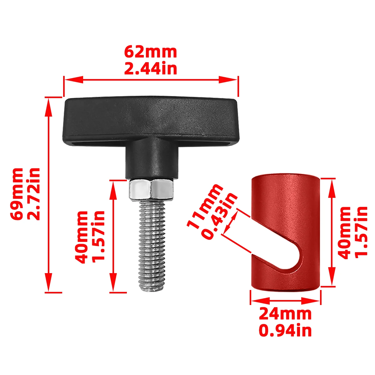 1pc Metal Anti Slip Fixing Clip Car Engine Hood Bracket Air Pressure Rod Universal Car Tailgate Lifting Bracket Multiple Colors