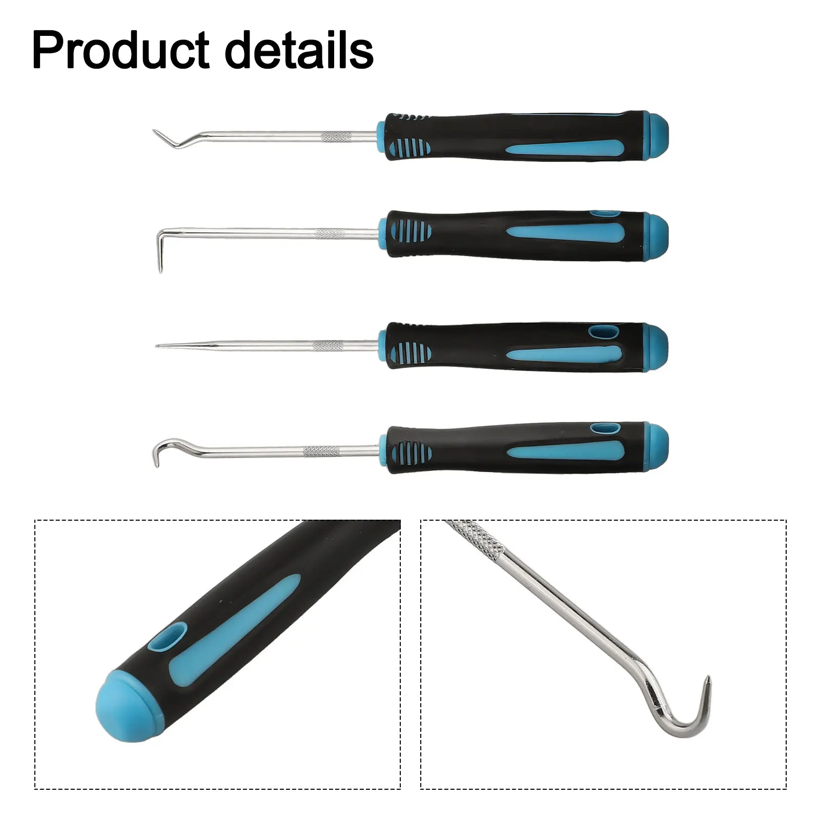 Automotive Tool Length Approx. As Picture Car Pick Tool Angled Hook Full Hook Tool Multiple Hooks Plastic Handle