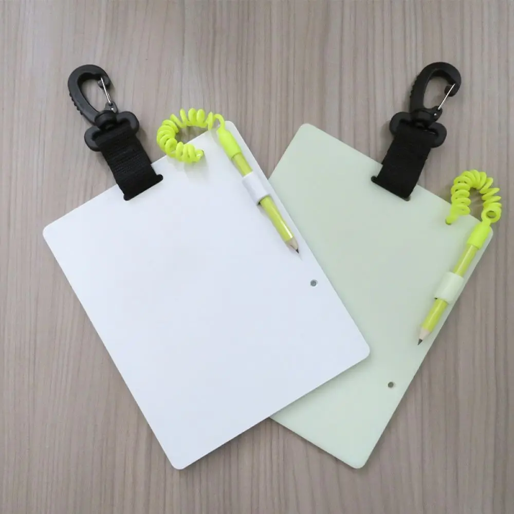 Scuba Diving Underwater Writing Slate ABS Board Durable Tablet Tool For Diving Sports Communication And Data Management