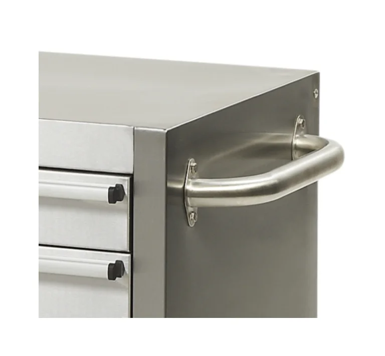 Durable Stainless Steel Rolling Tool Cabinet with 6 Drawers