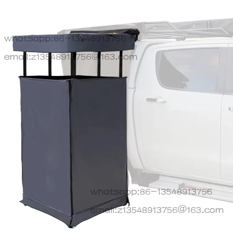 

Shower tent Aluminum and waterproof polyester pop-up outdoor camping shower tent for car side shower and toilet
