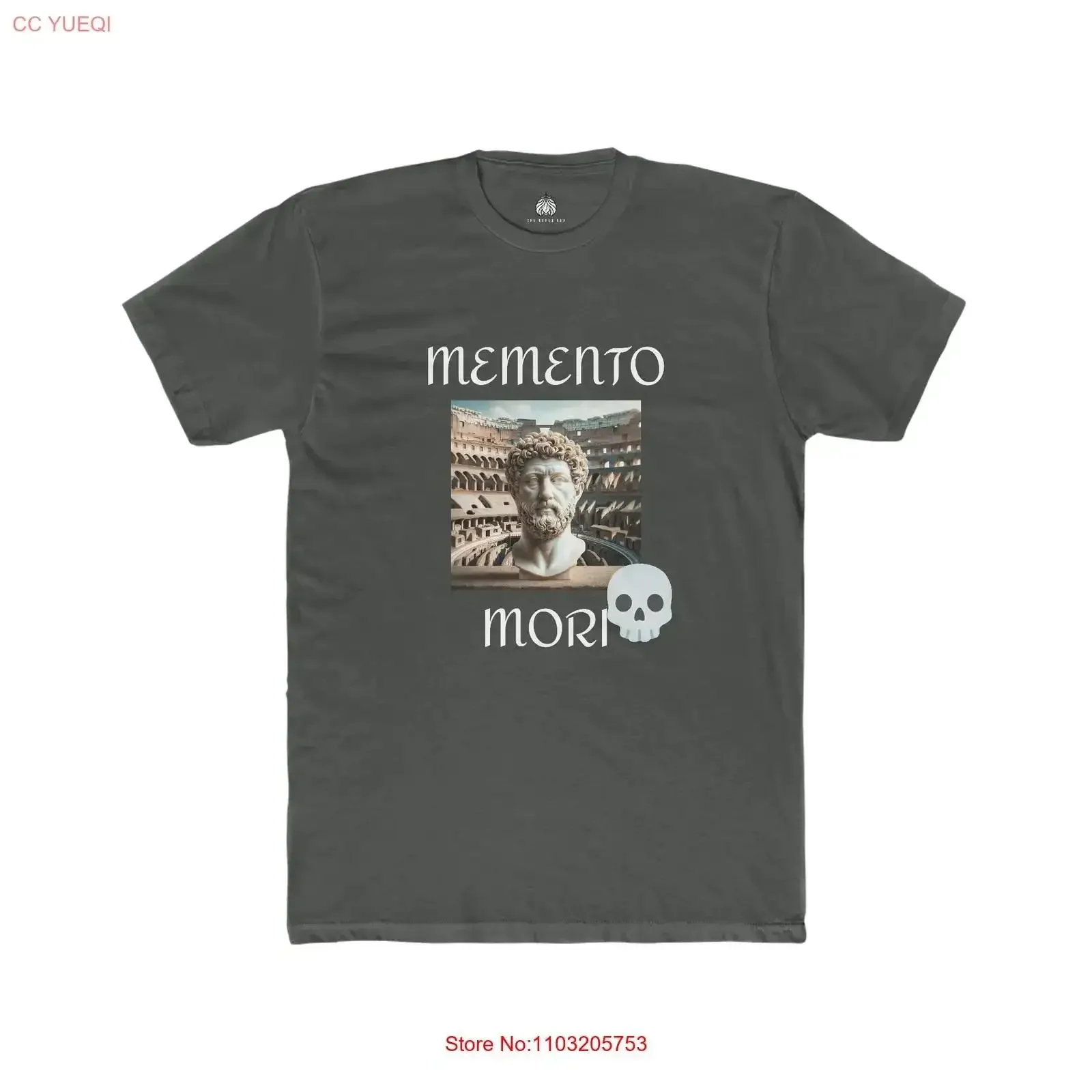 

Memento Mori Marcus Aurelius T Shirt Men vintage Washed Breathable Comfortable fashion streetwear designer clothes Stylish