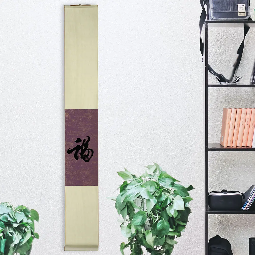 2pcs Xuan Paper Scroll Blank Hanging Scroll For Calligraphy Painting Water Color Art Wall Decor Drawing Supply Practice Paper