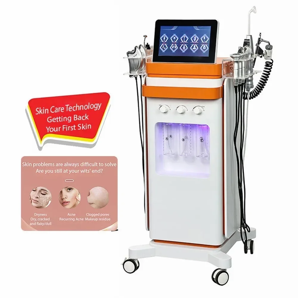 10-in-1 Hydra Skin Care Bubble Pen Machine Deep Clean Oxygen Jet Aqua Facials Tiefenreinigung Dermabrasion Beauty Equipment