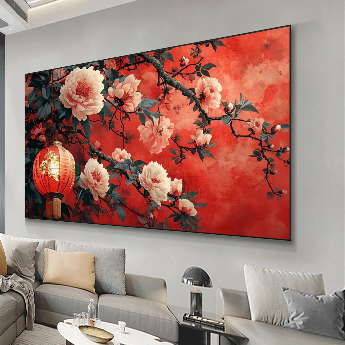 2024 New Arrivals 5D DIY Diamond Painting Flowers Bloom and Wealth Diamond Mosaic Large Size Embroidery New Year Home Decor