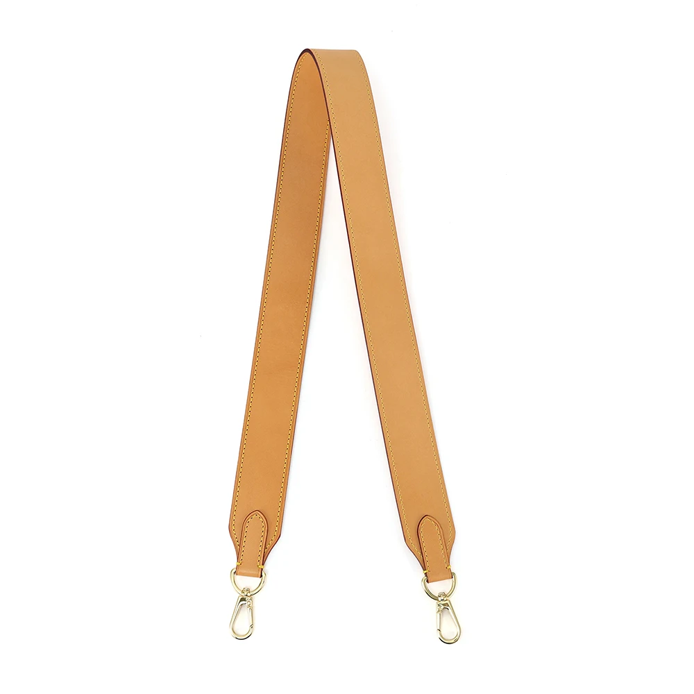 Shoulder strap accessories vegetable tanned cowhide bag replacement shoulder strap short wide strap leather women's bag strap