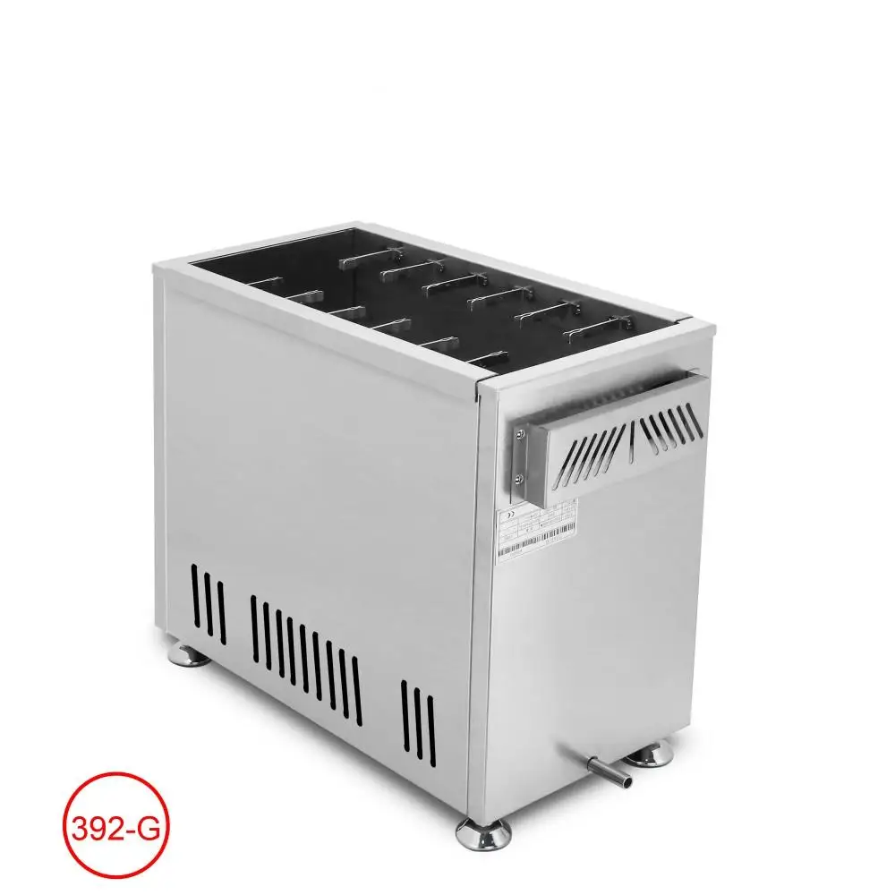 Commercial Gas Corn Dog Fryer - Stainless Steel, CE, Auto Temp, Fast Cook, Easy Clean for Street/Food Truc