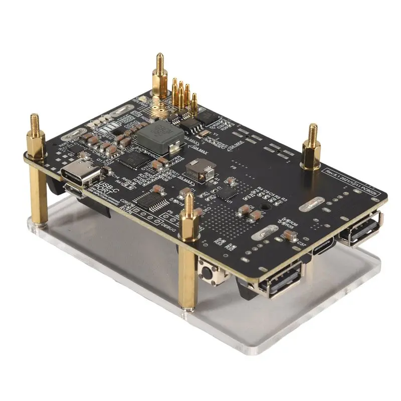 DT51 UPS Power Supply HAT for Raspberry Pi 4 3B+ 3B, 18650 Backup Battery Module Expansion Board with Fast Charge Protection