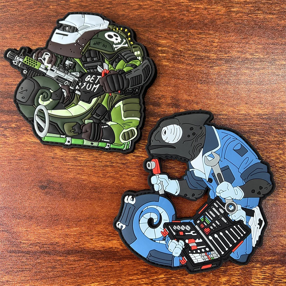Tacopsgear Chameleon Legion odznaka morale pcv Stereo naszywka taktyczna mechaniczny kameleon odzież plecak dekoracyjna naklejka