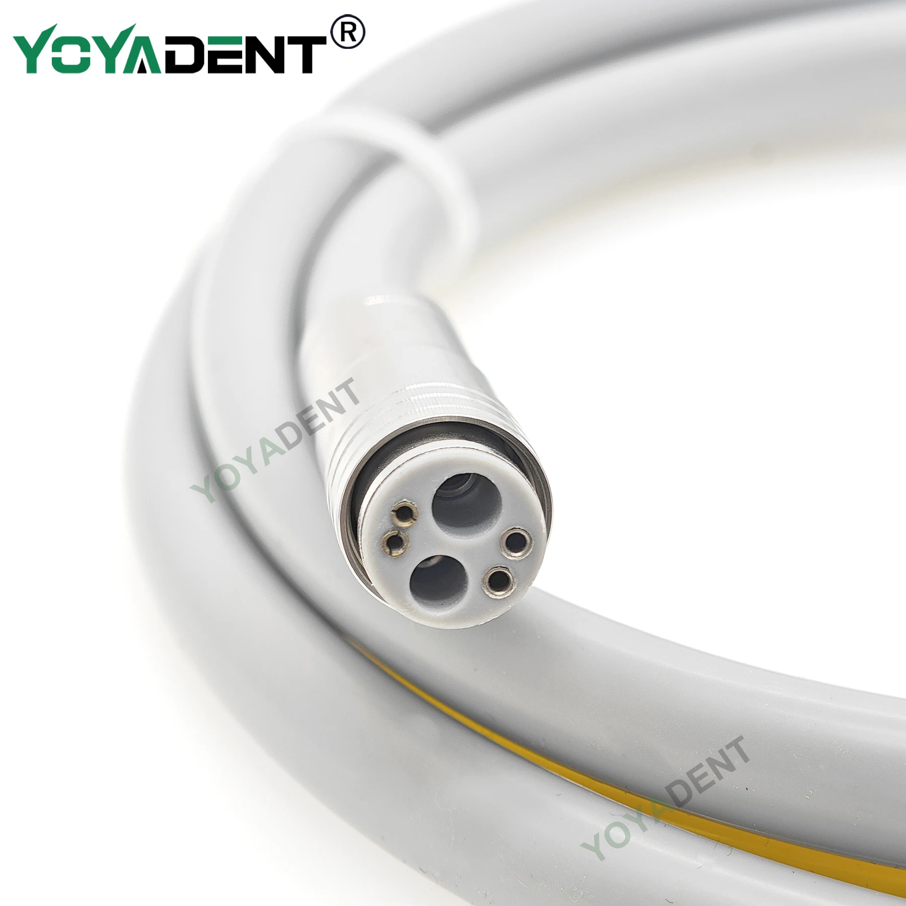 Fiber Optic 6 Pin Dental Silicone Hose Tubing With Fitting For High /Low Speed Handpiece Dental Chair Accessories