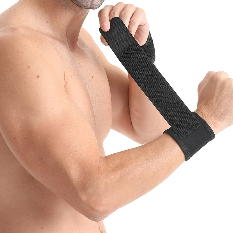 Kompressionsbandage für Sportarten: Dünner, atmungsaktiver, verstellbarer Handgelenkstützgurt – Robuster, flexibler Handgelenkschutz für das Fitness-Training – Detail 10