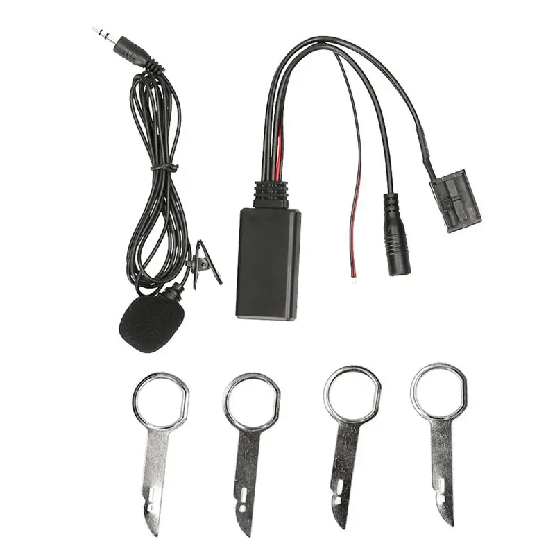 Multi-Purpose Aux Cable Bluetooth Adapter USB 5.0 Music Player Audio Adapter For Ford 6000CD Microphone Handsfree
