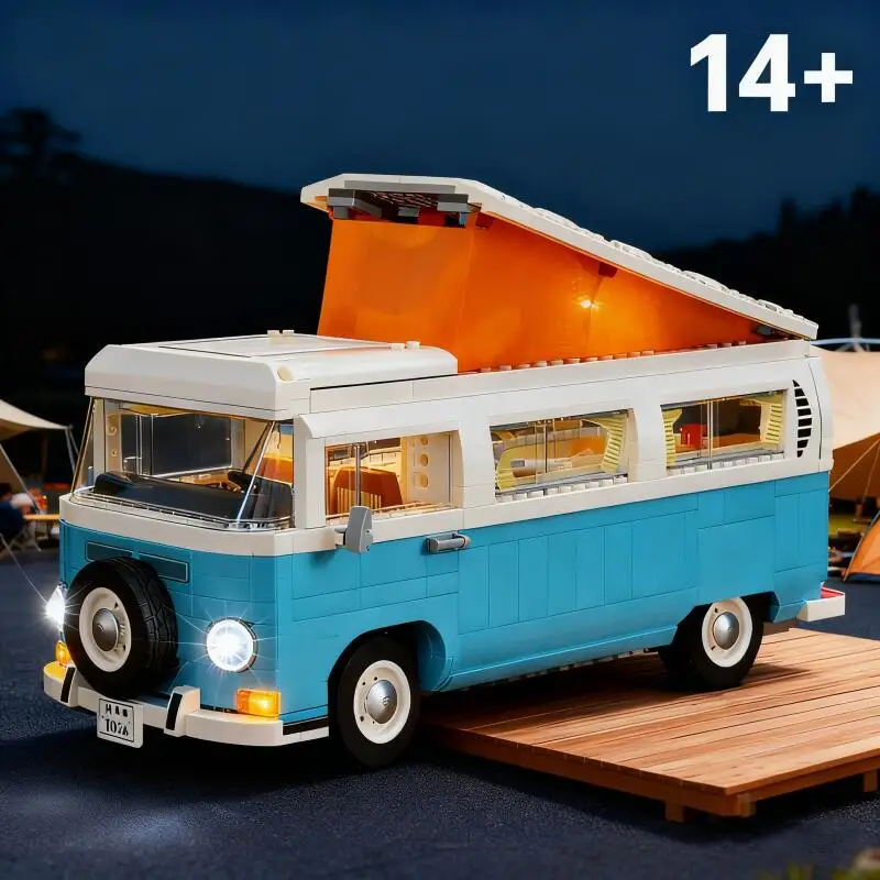 

НОВЫЙ комплект светодиодного освещения LYBMTWF 2025 года, совместимый с моделью кемпера-фургона Lego 10279 (не включает модели кирпичей)