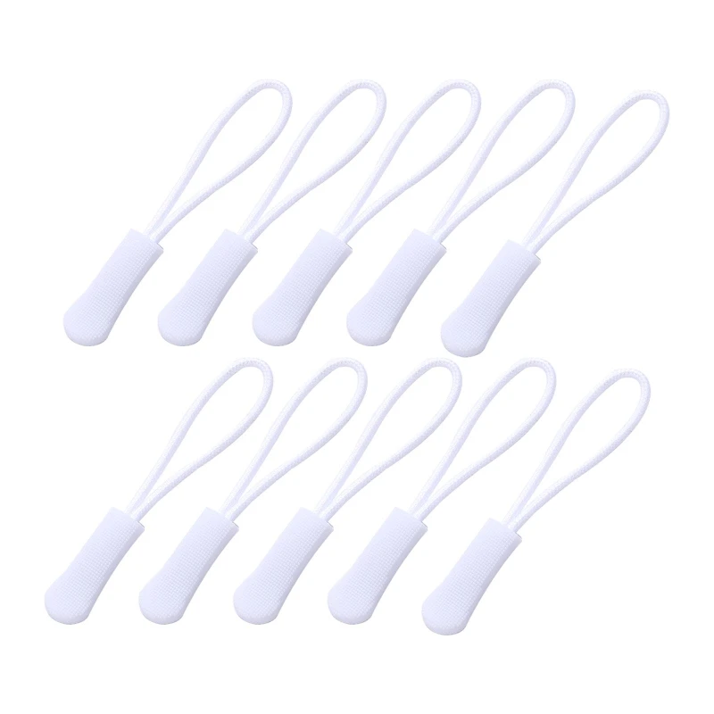 634C 10 Stück Zipper Pull Puller End Fit Rope Tag Ersatzclip Broken Buckle Fixer