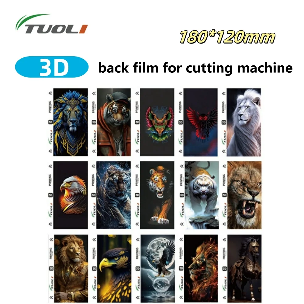 TUOLI 3D Animal Back Protective Film Phone Sticker Sheet Cover For Smartphone Skin TL168 TL568 TL518 TL168Plus Cutting Machine