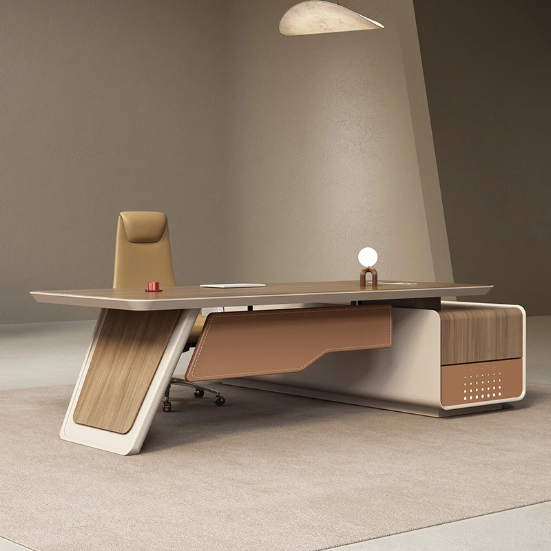 //+Light Luxury Storage Boss Desk Chinese Designer Reception Monitor Stand Desks Conference Secretary Schreibtisch Furniture