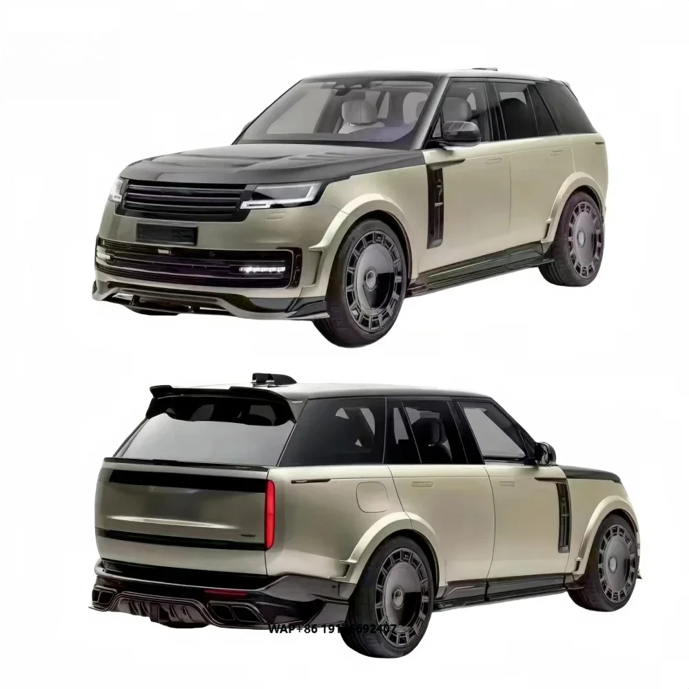 KQX 2023 for Range Rover MSY Style Carbon Fiber Body Kit Hood Front Lip Fender Side Skirt Rear Bumper Rear Spoiler Wings