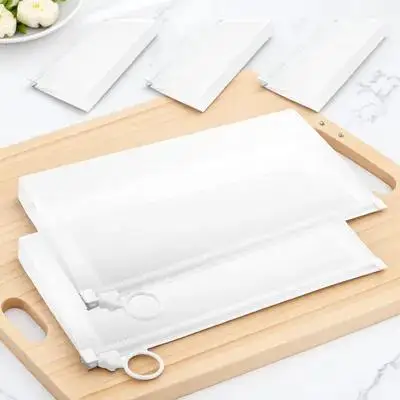 

5Pcs Large Capacity File Bags B6 Plastic Transparent Pockets Document Folders Office Supplies Storage Organizers