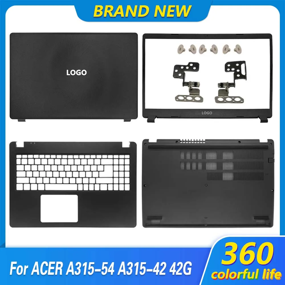 Orig New LCD Back Cover Front Bezel Hinges Screw For Acer Aspire 3 A315-54 A315-42/54K/56 N19C1 EX215-51 Palmrest Bottom Case