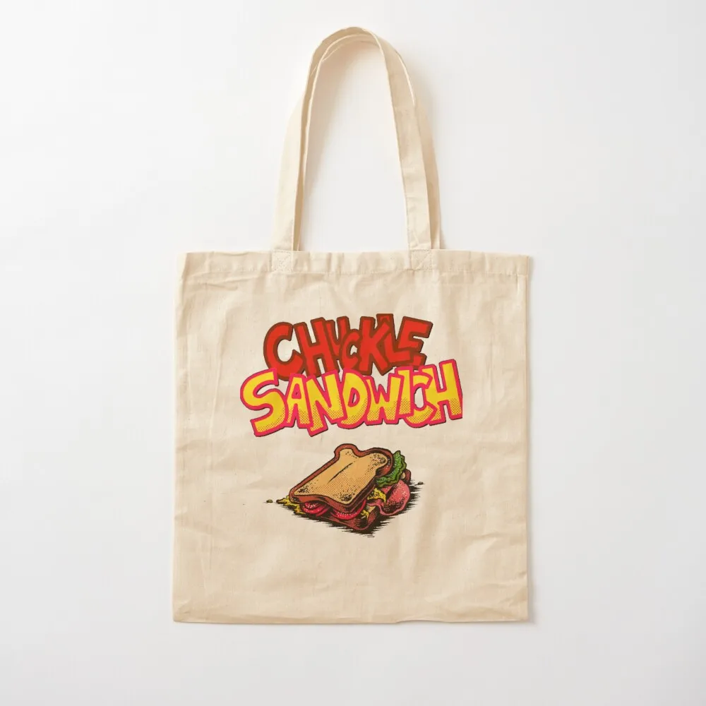 chuckle sandwich Tote Bag Shopper handbag custom tote bag Gift bag shoping
