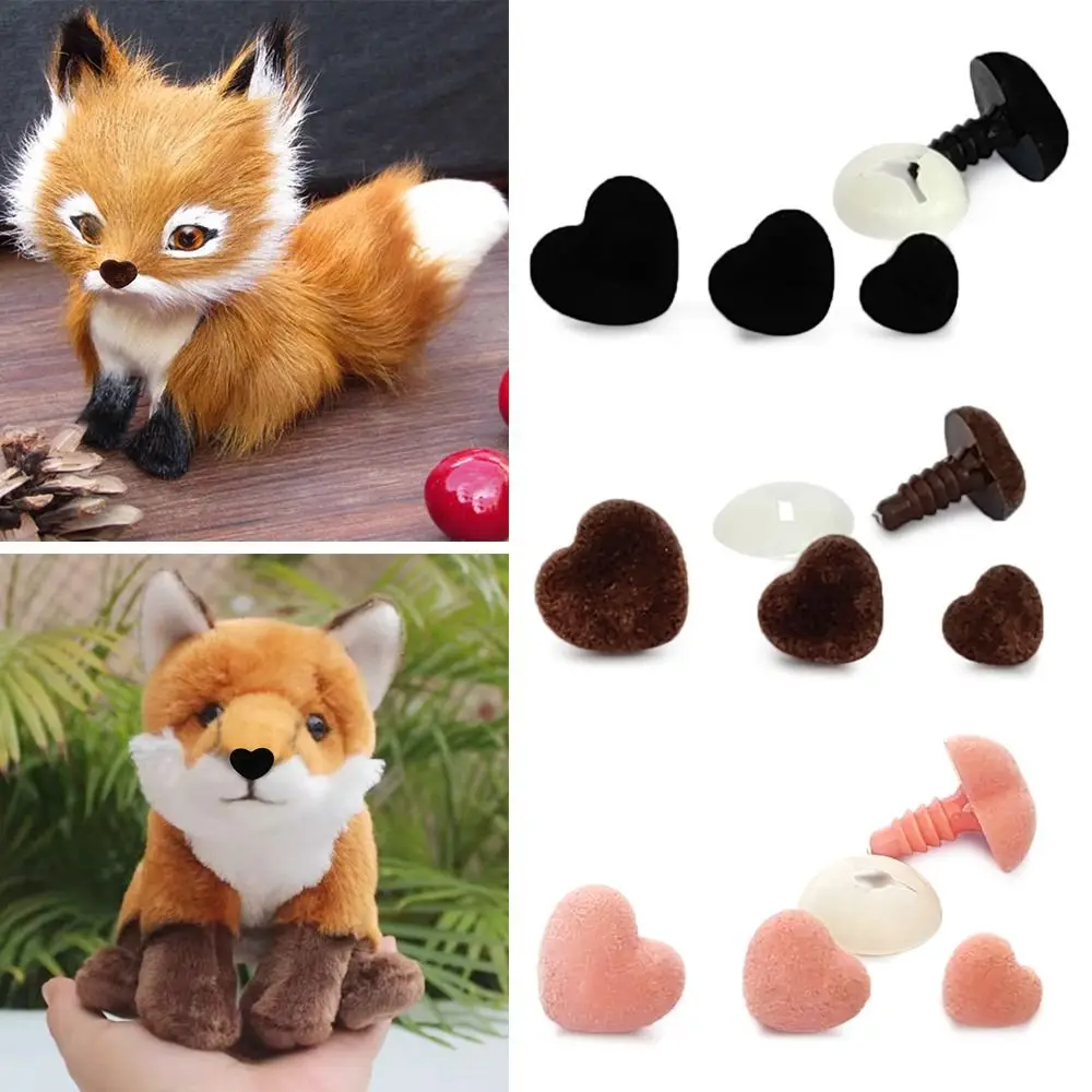 10pcs Dolls Accessories Triangle Nose 2024 12mm 15mm 18mm DIY Tool Safety Parts Bear Buttons Plastic Doll Love Noses