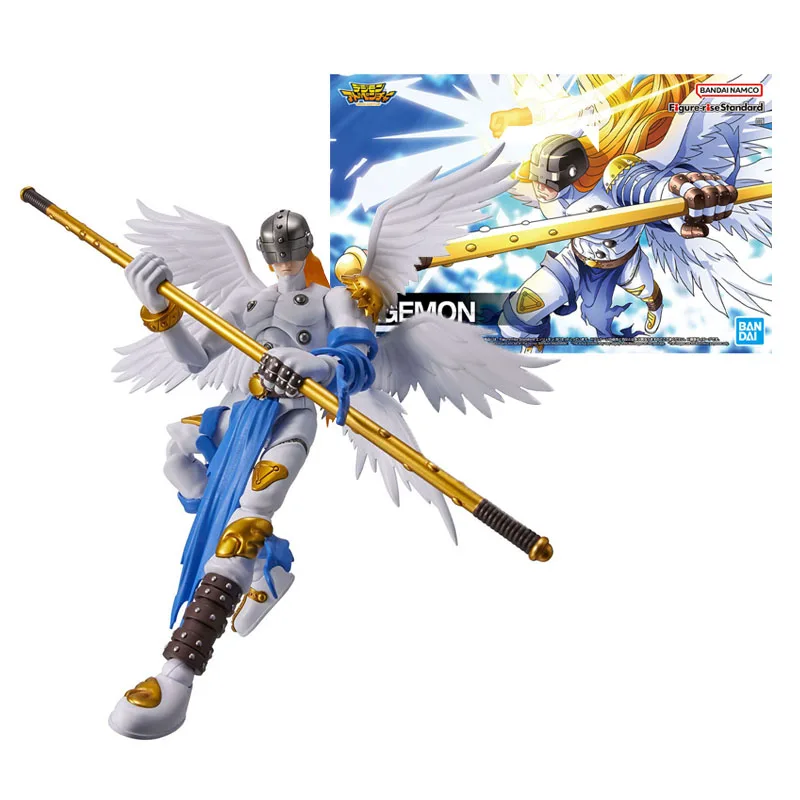 

Bandai Genuine Edition Digimon Adventure Model Garage Kit Figure-rise Series Angemon Collection Model Anime Action Figure