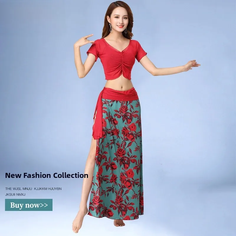 

Sexy ort Sve Belly Dance Outfit Beginner Eastern Dance Practice Suit Performance Costume Amya Brand Fitn Sportswear