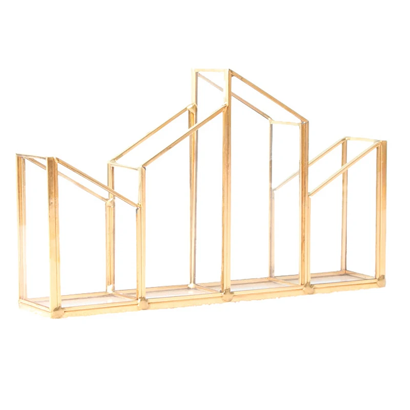 

Transparent Glass Makeup Brush Storage Box Cosmetics Container Ring Pencil Lipstick Holder Make Up Brushes