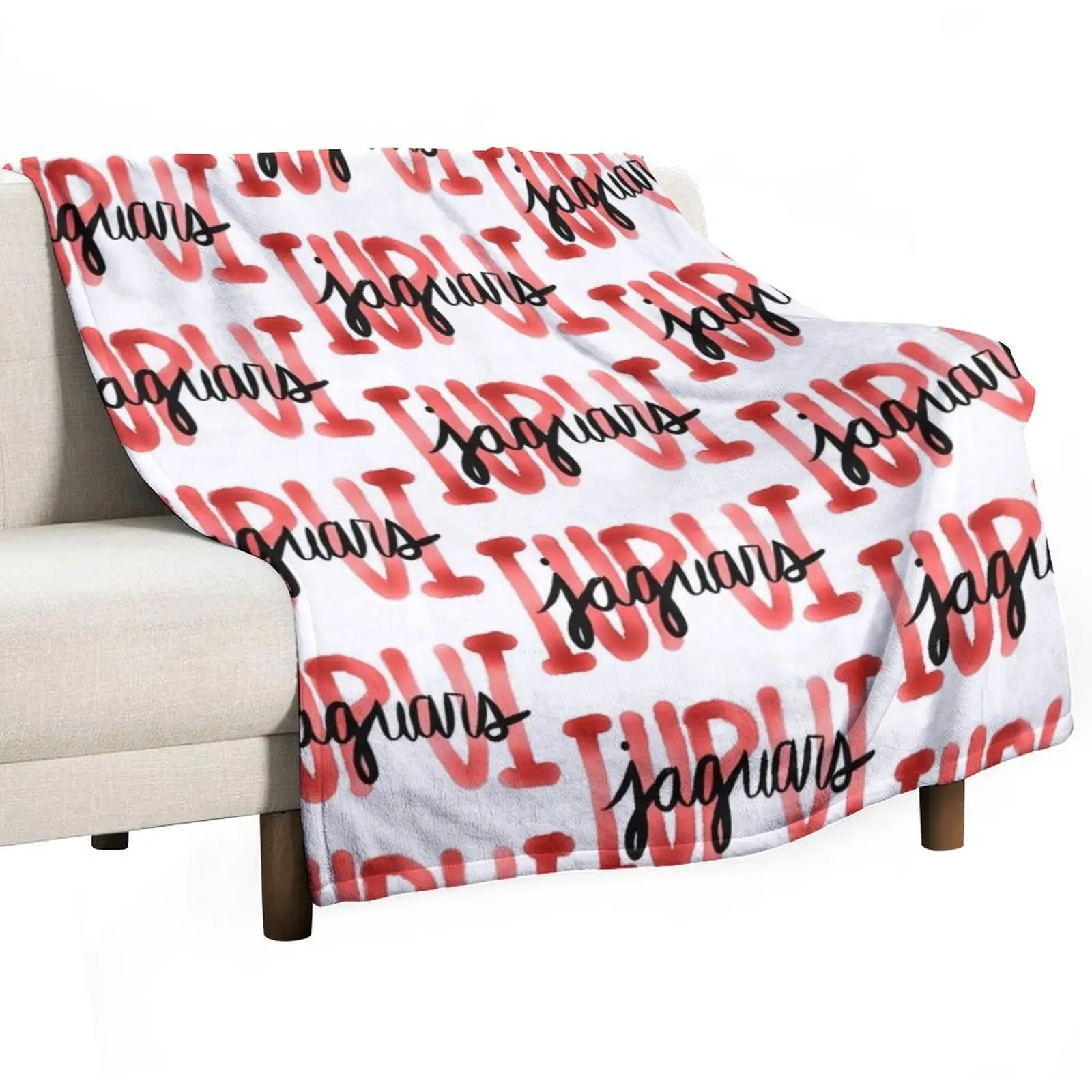 IUPUI Jaguars Throw Blanket Vintage for sofa Blankets