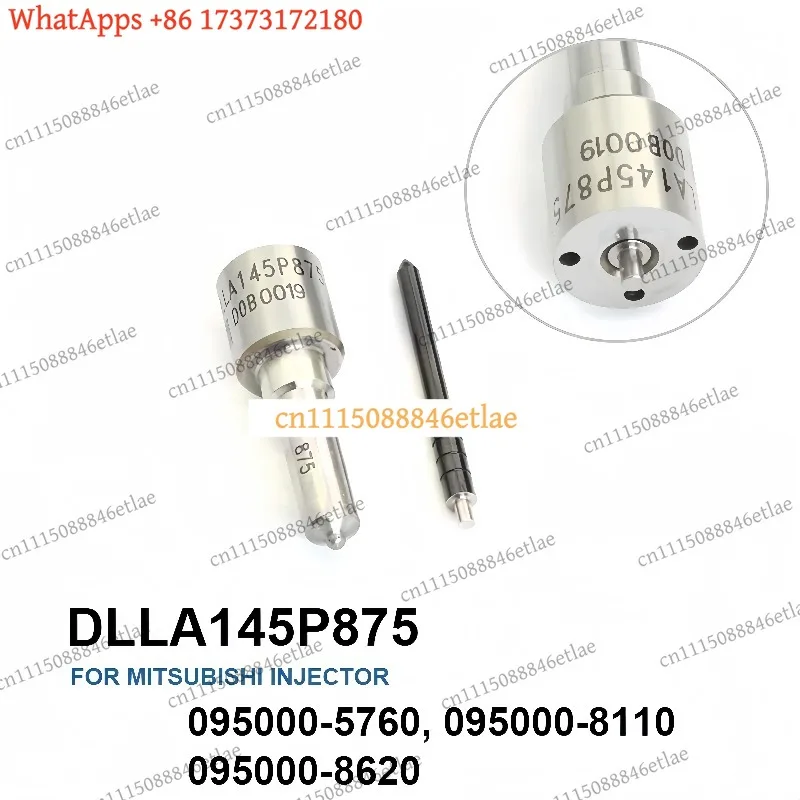 CHJ DLLA145P875 Common Rail Nozzle For 4M41 Injector 095000-5760 095000-8110 95000-8620 Diesel Engine Part