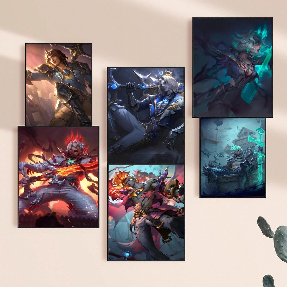 1pc Popular MBOA Game Characters Viego League Of Legends Poster HD Posters Home Room Bar Cafe Decor Art Wall Painting Picture