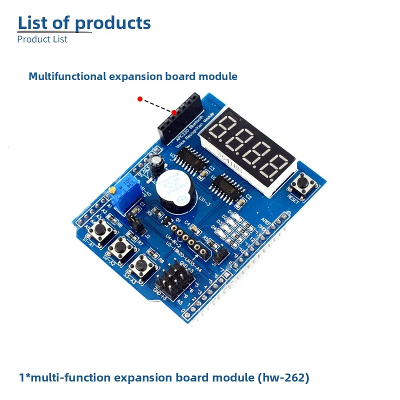 Multifunctional Expansion Board Uno R3 Basic Learning Kit for DIY Projects