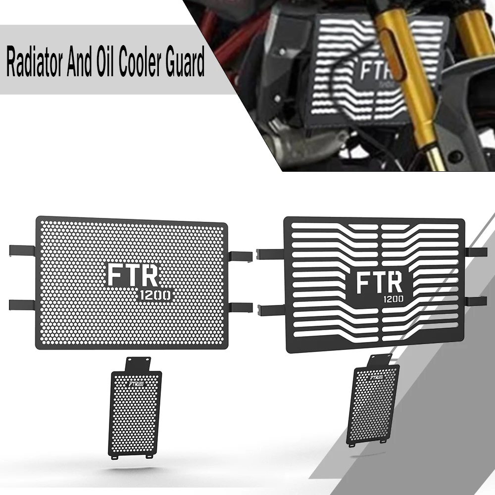 

2024 New Motorcycle Radiator Guard FOR INDIAN FTR 1200 CARBON FTR1200 RALLY 2019-2025 2023 2022 2021 2020 Oil Cooler Guard Set