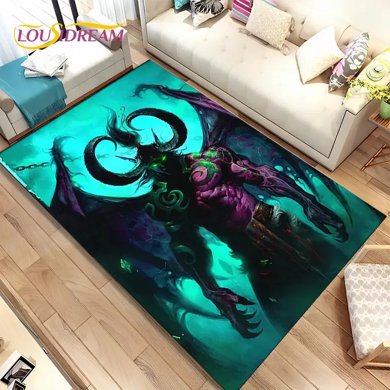 

MNV23World of Warcraft,WOW, коврик для игрового геймера, ковер для гостиной, спальни, дивана, коврик для двери, детский нескользящий Flo9Gb