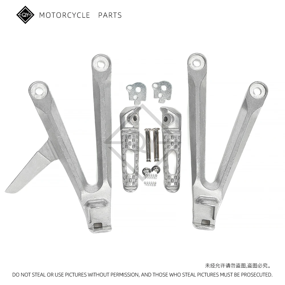 

LQYL Motorcycle Rear Passenger Footrest Foot pegs Brackets For Honda CBR600RR 2005-2006 F5 Aluminum alloy CBR 600RR 2005 2006
