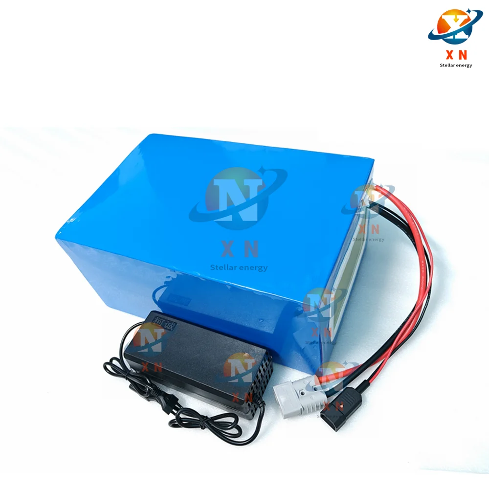 50Ah 96v 80Ah 100Ah 30Ah 40Ah lithium ion battery bluetooth BMS APP for 5000w motor robot scooter motorcycle AGV + Charger