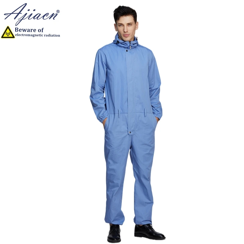 Genuine anti-radiation coveralls EMC laboratory, Electrical equipment room Electromagnetic radiation shielding clothing