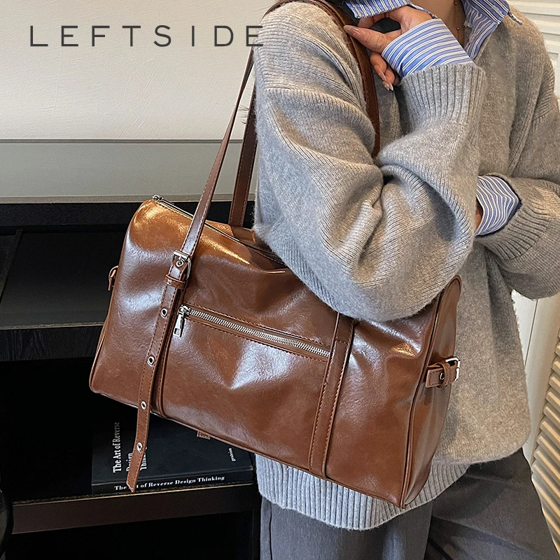 

Левая сторона, дизайнерская сумка через плечо из искусственной кожи с подушкой для женщин, новинка 2023 года, брендовая дизайнерская сумка на плечо, трендовая женская большая сумка, сумки